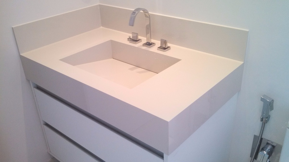 Bancada Em Porcelanato Com Cuba Esculpida No Mesmo Material R$ 980,00 em Me -> Cuba Banheiro Porcelanato Bancada Em Porcelanato Com Cuba Esculpida No Mesmo Material R$ 980,00 em Me -> Cuba Banheiro Porcelanato