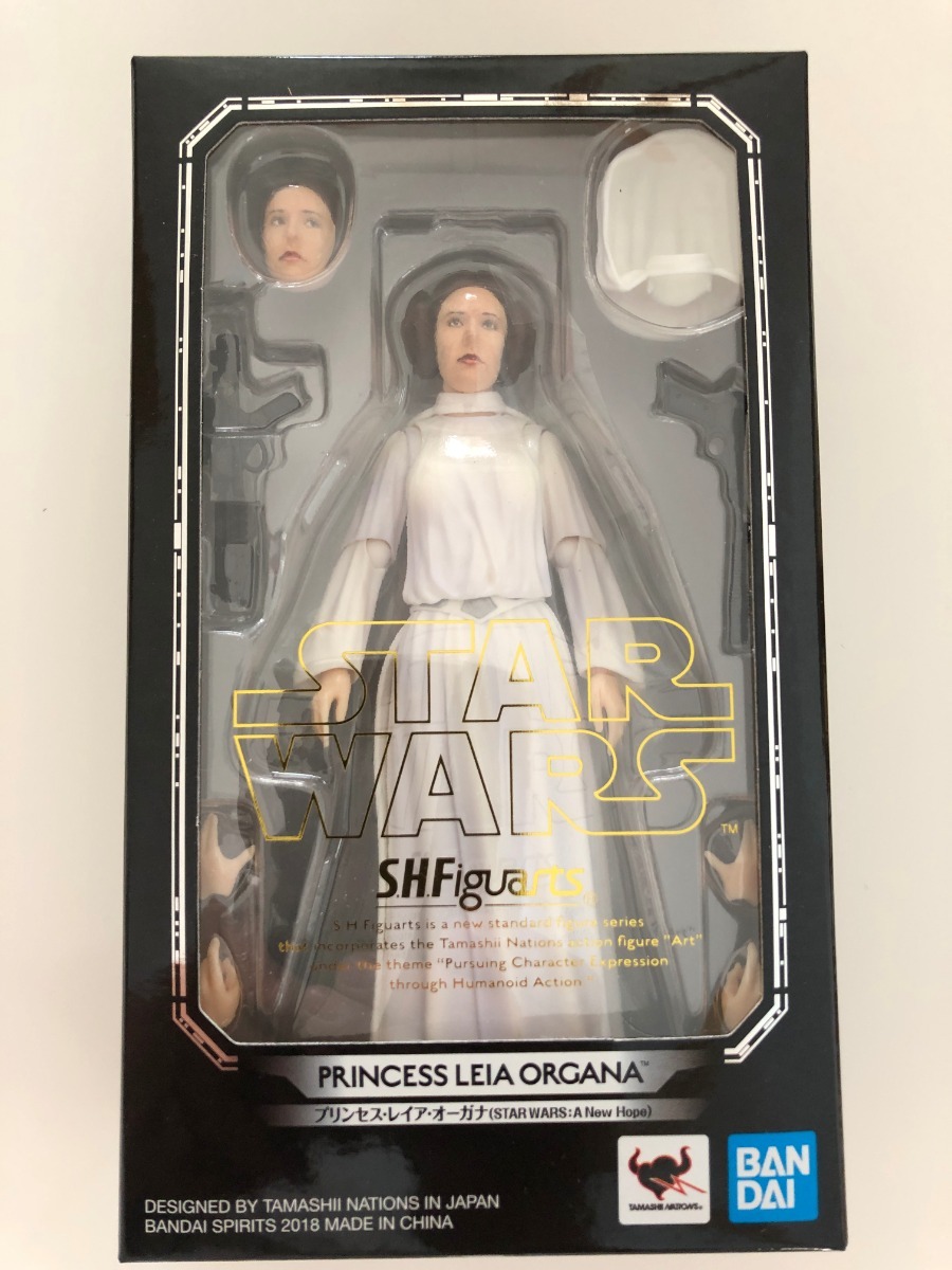 Figuarts Star Wars Princess Leia Organa Hope 135mm Figure Bandai Japan for sale online S.h 