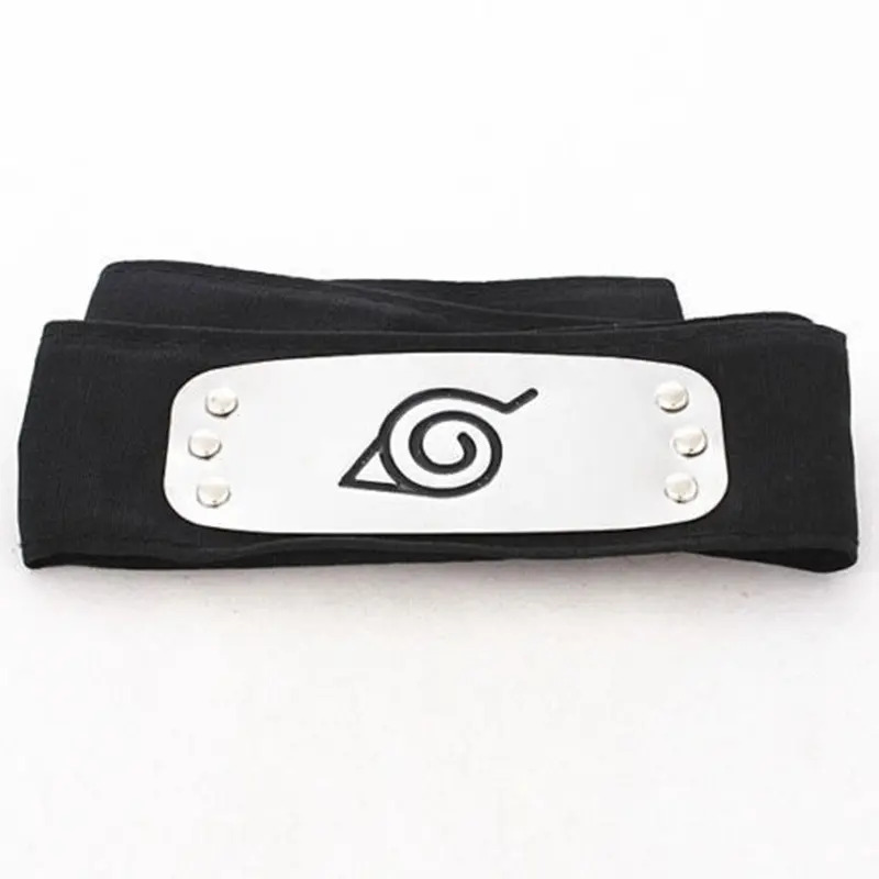 Bandana Naruto Aldeia Da Folha Konoha Preta R 24,99 em Mercado Livre