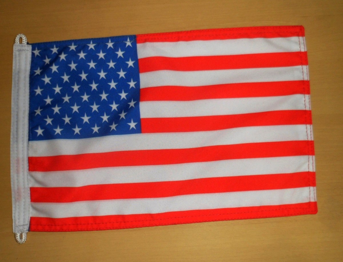 Bandeira Oficial Dos Estados Unidos Da América 22x33cm - R$ 45,00 em