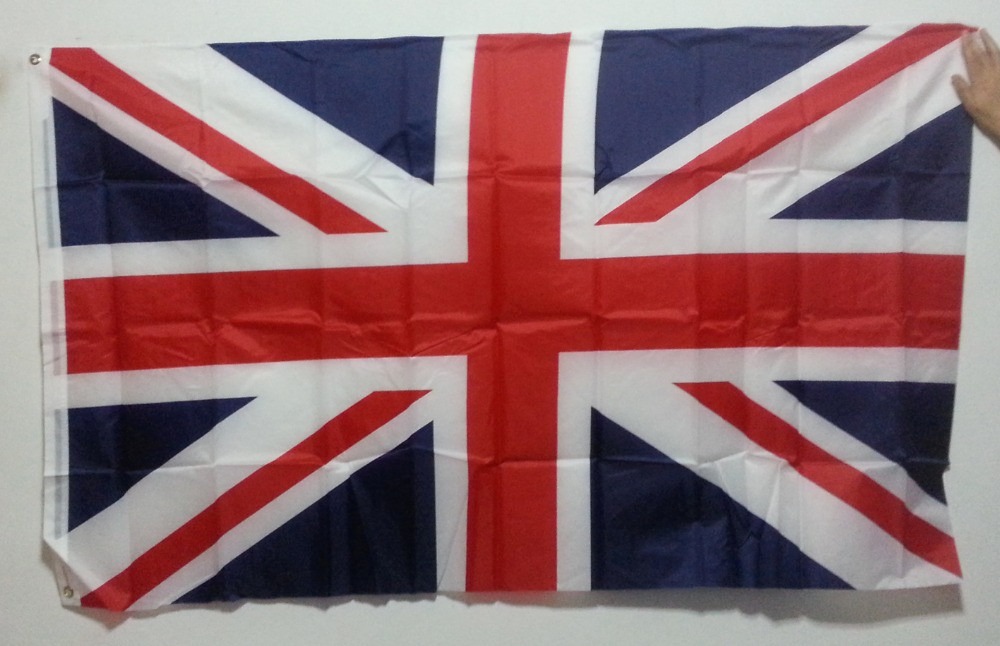 Bandeira Oficial Reino Unido Inglaterra Grande 150 Cm X 90cm - R$ 85,00
