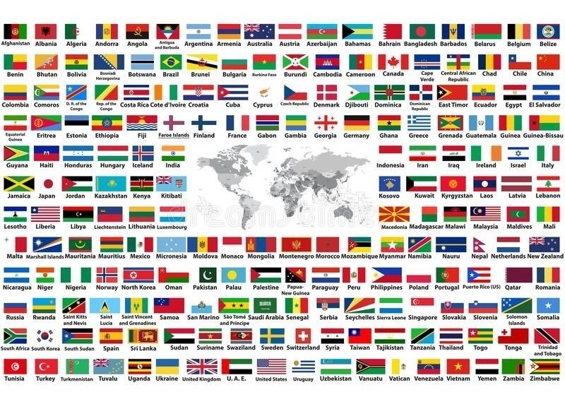 Bandeiras Do Mundo Fazemos Todos Os Países Tam 6 X 10 Cm R 800