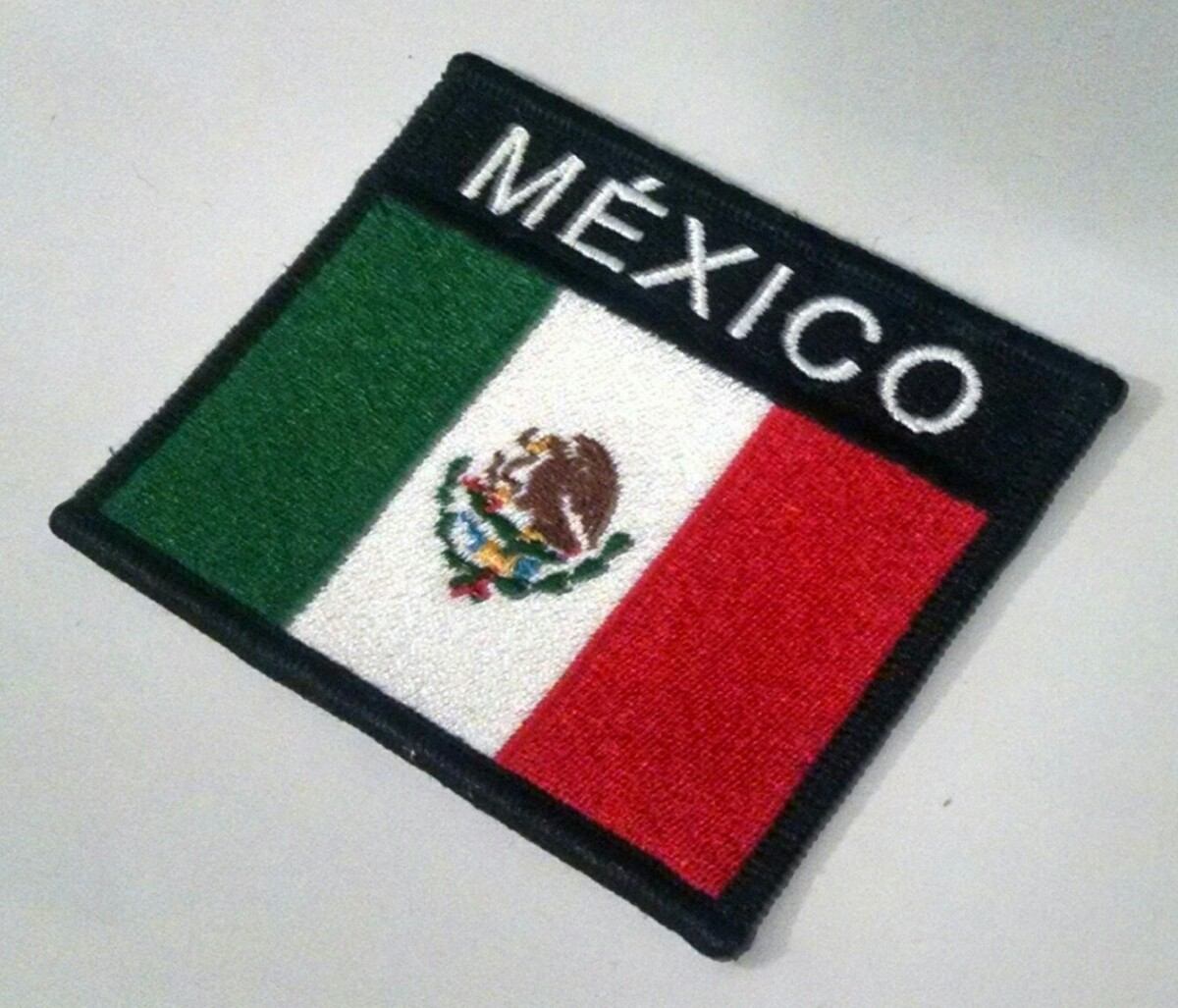 Bandera De México Bordada Con Nombre. - $ 40.00 en Mercado ...