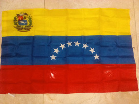 Bandera Venezuela Tricolor 90x60 Cm 8 Estrellas Y Escudo