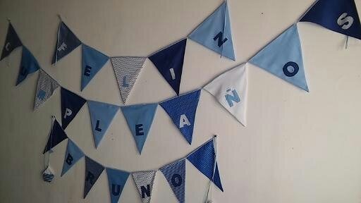 banderines nombre 4 letras bienvenida nacimiento baby shower letras de bienvenida