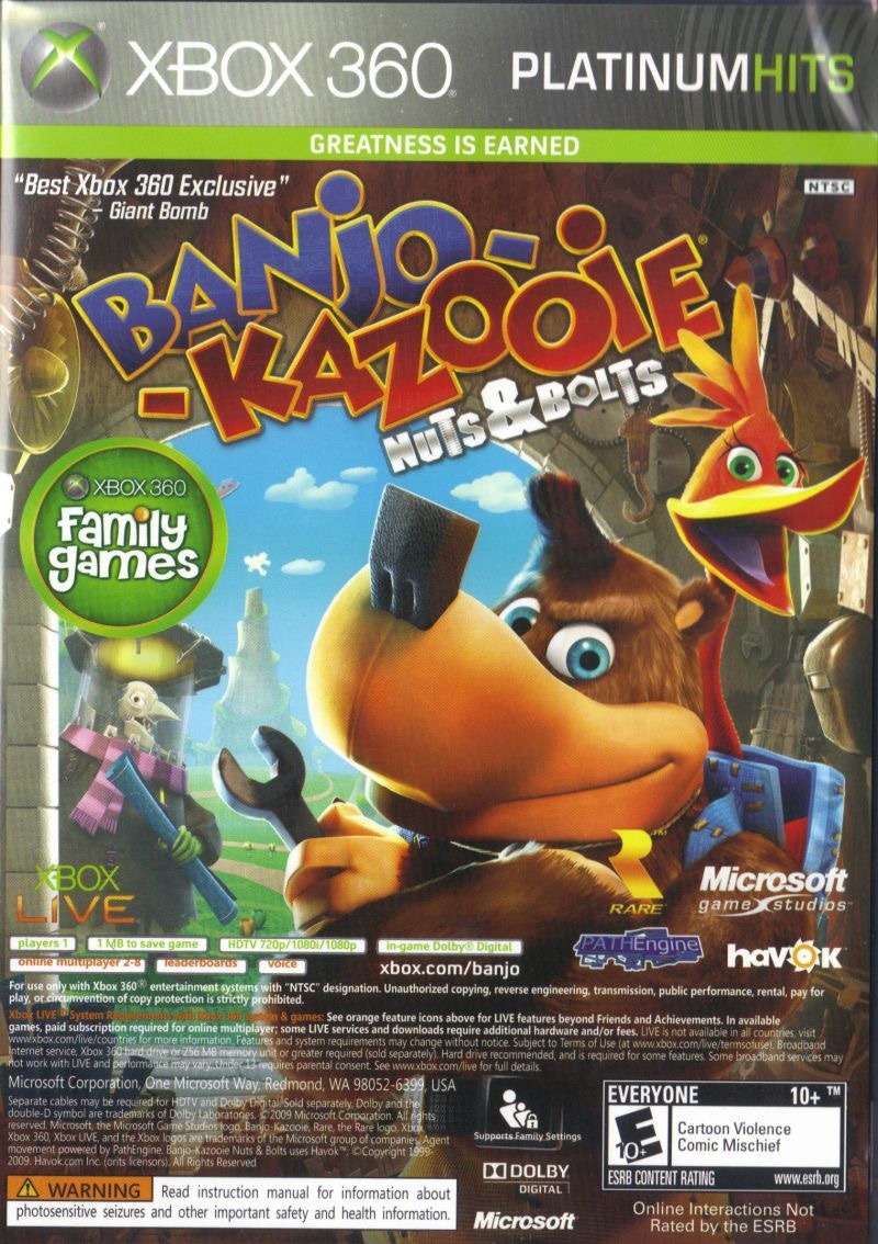 banjo kazooie xbox 360