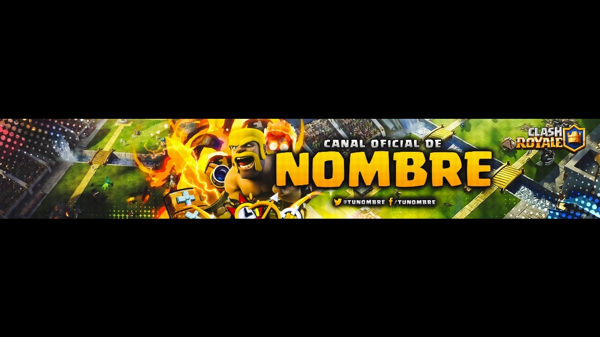 banner y logo para youtube clash royale minecraft ect D_NQ_NP_823412 MLM26060288815_092017 F