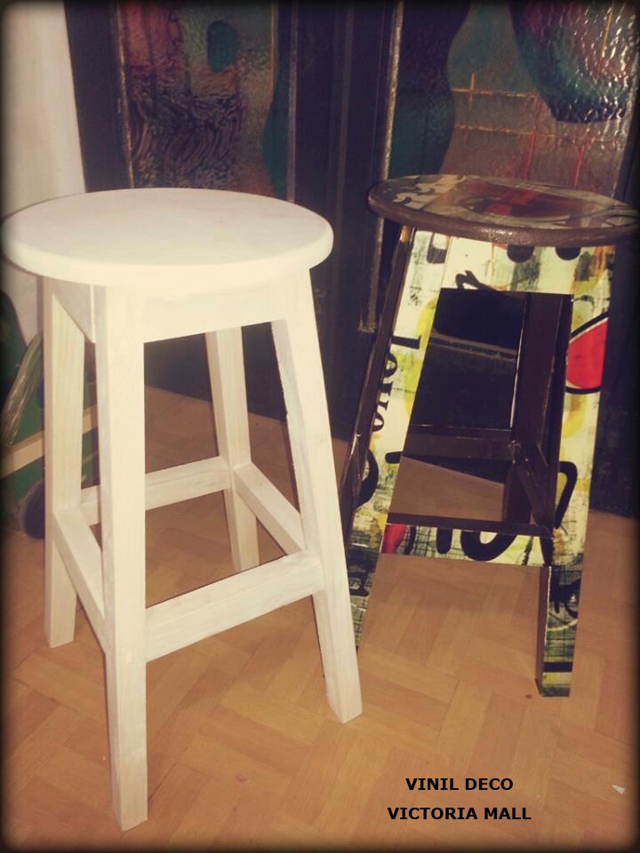 Banquetas altas pop art 980,72 en mercado libre