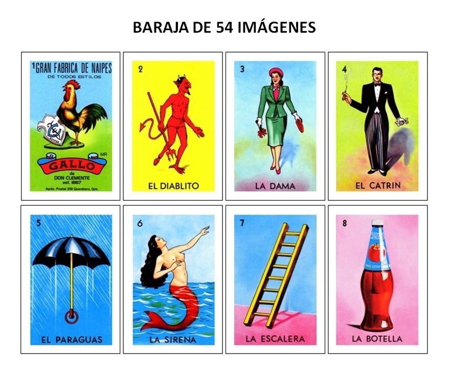 Baraja Lotería Mexicana Imprimible (mazo) - $ 20.00 en Mercado Libre