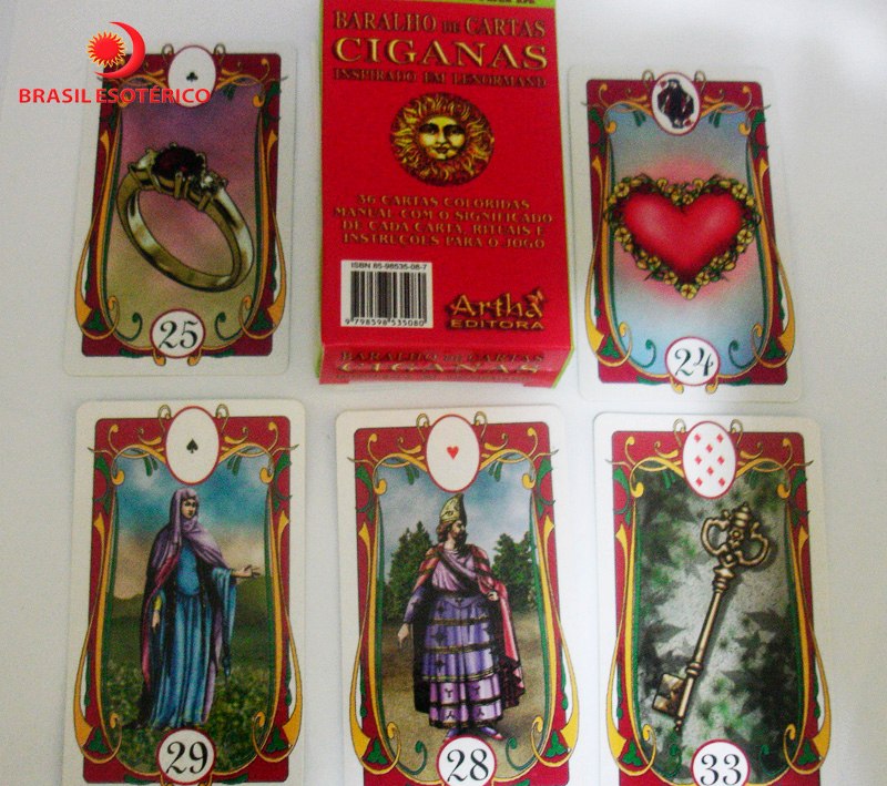 Baralho Cartas Tarô Tarot Cigano - 36 Cartas - R$ 9,99 em 