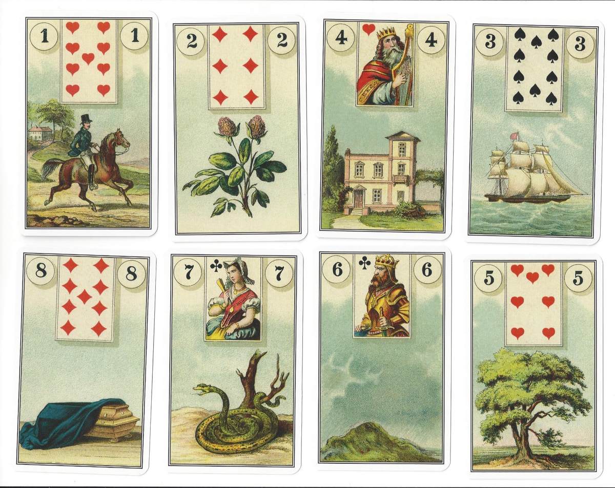 Baralho Cigano Lenormand, Respostas Rápidas, Fácil 36 