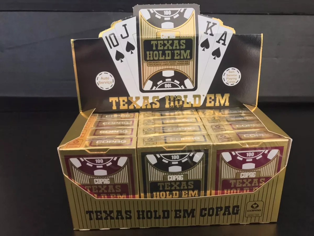 LOJA FEM | Baralho Copag Texas Holdem Poker Profissional - R$ 39,90