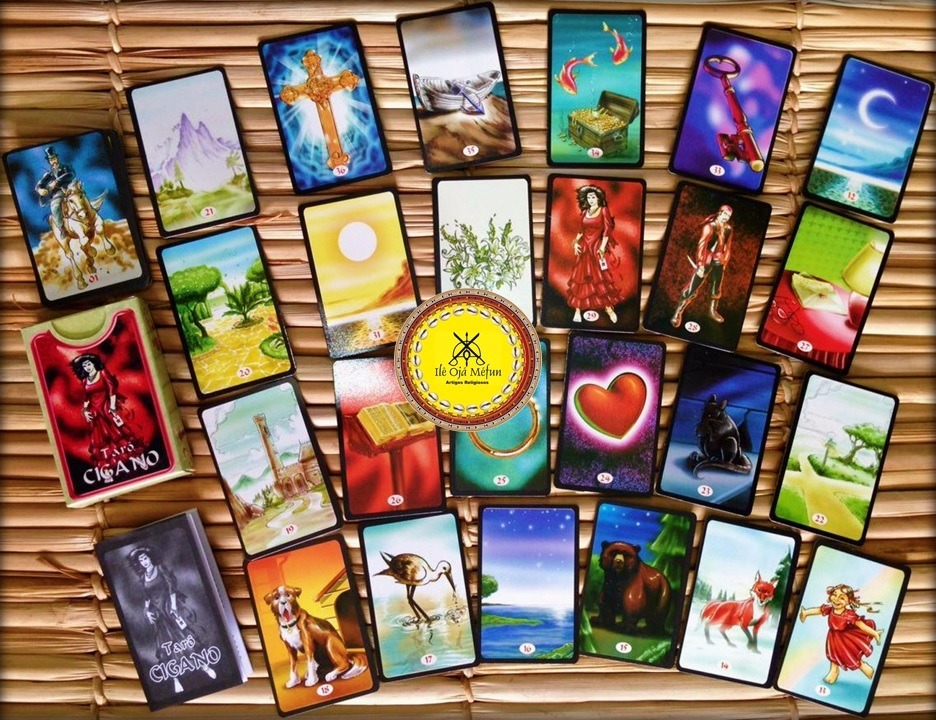 Baralho Tarô Cigano - 36 Cartas + Livreto Tarot Cigana 