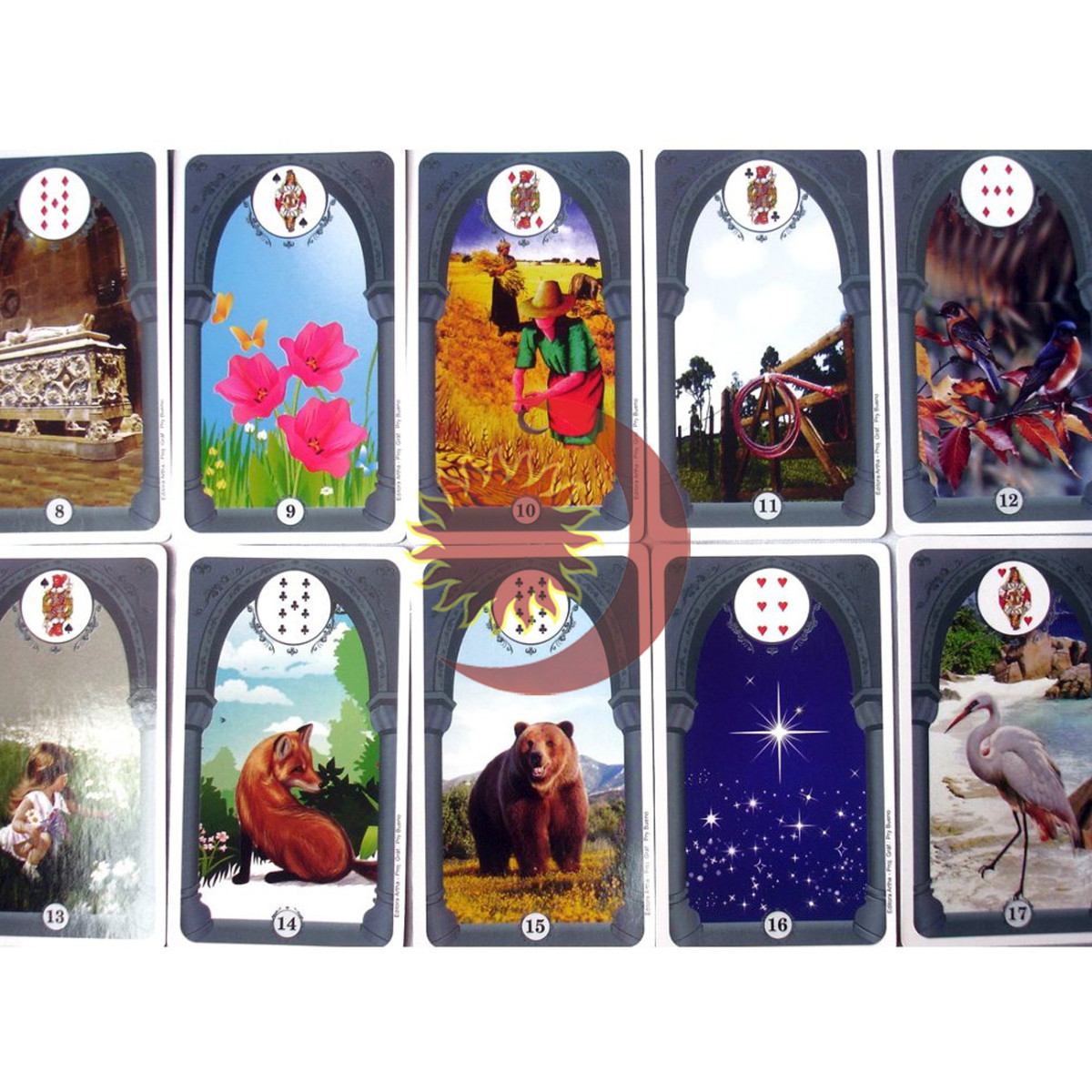 Baralho Tarô Lenormand Cigano Santa Sara Kali - R$ 25,00 