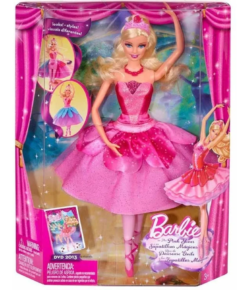 DistribuidoraLV | Barbie Bailarina Zapatillas Mágicas Mattel Distribuidora Lv - $ 3.045,72
