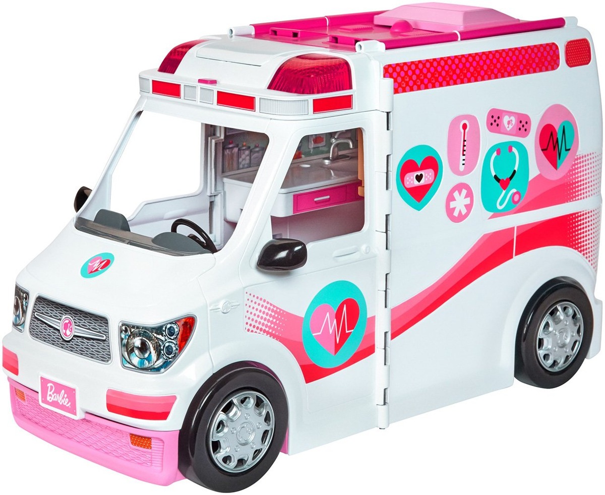 Barbie Care Clinic Carro De Barbie Mascotas Juguete Muneca