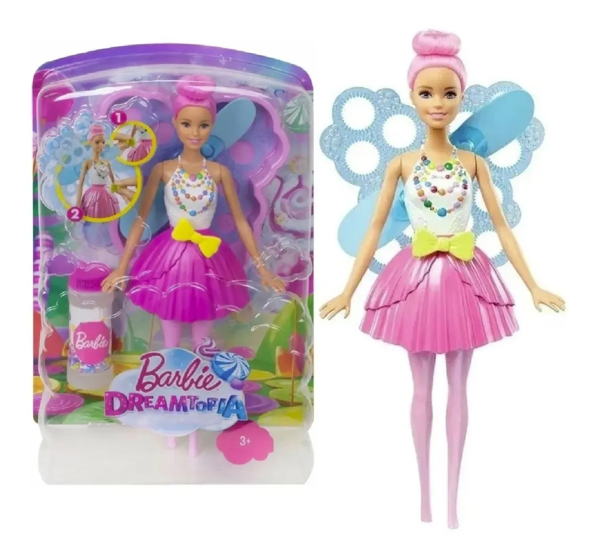 barbie dreamtopia hada burbujas magicas