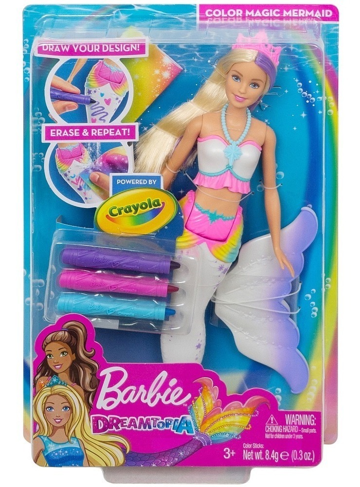 barbie sirena colores magicos