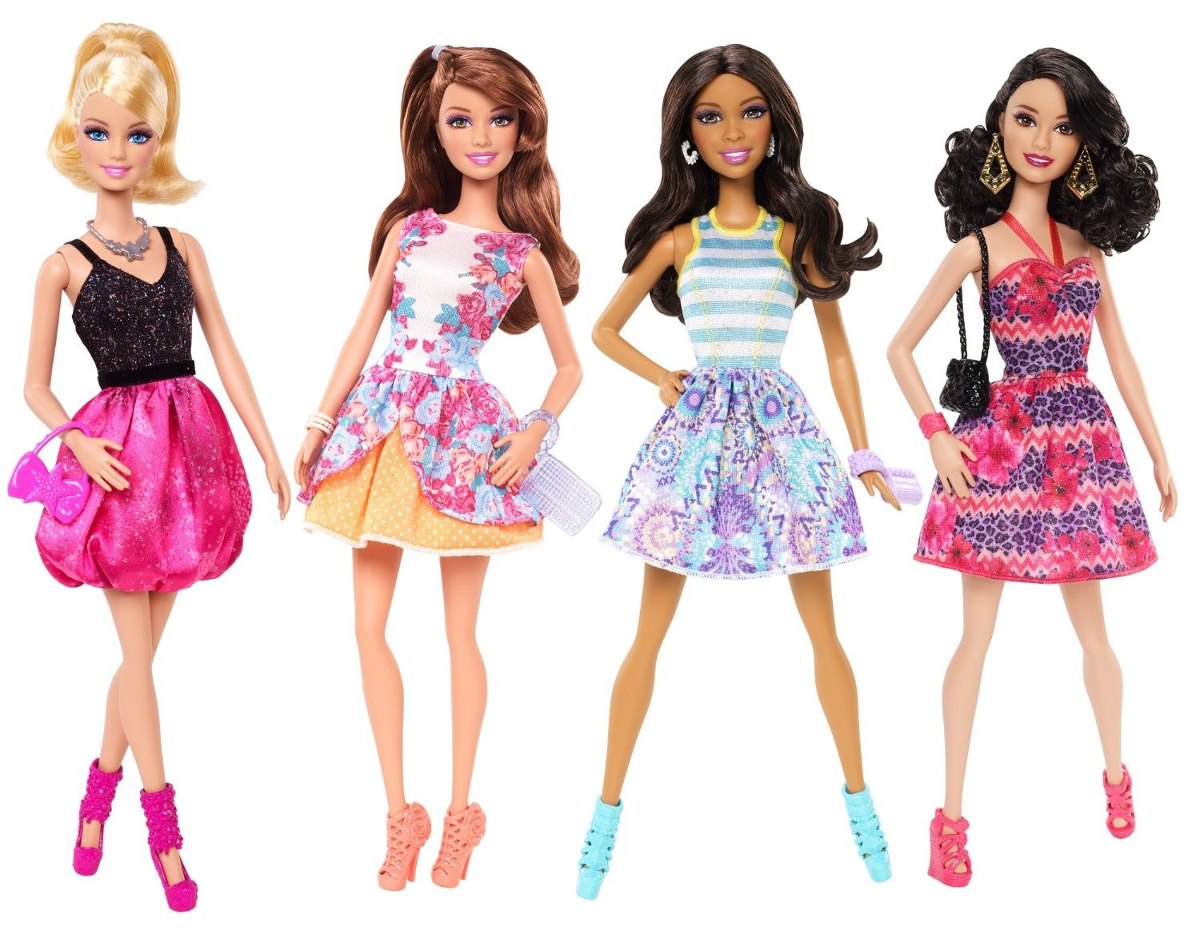 Barbie Fashionistas Doll 4 Pack 185000 En Mercado Libre