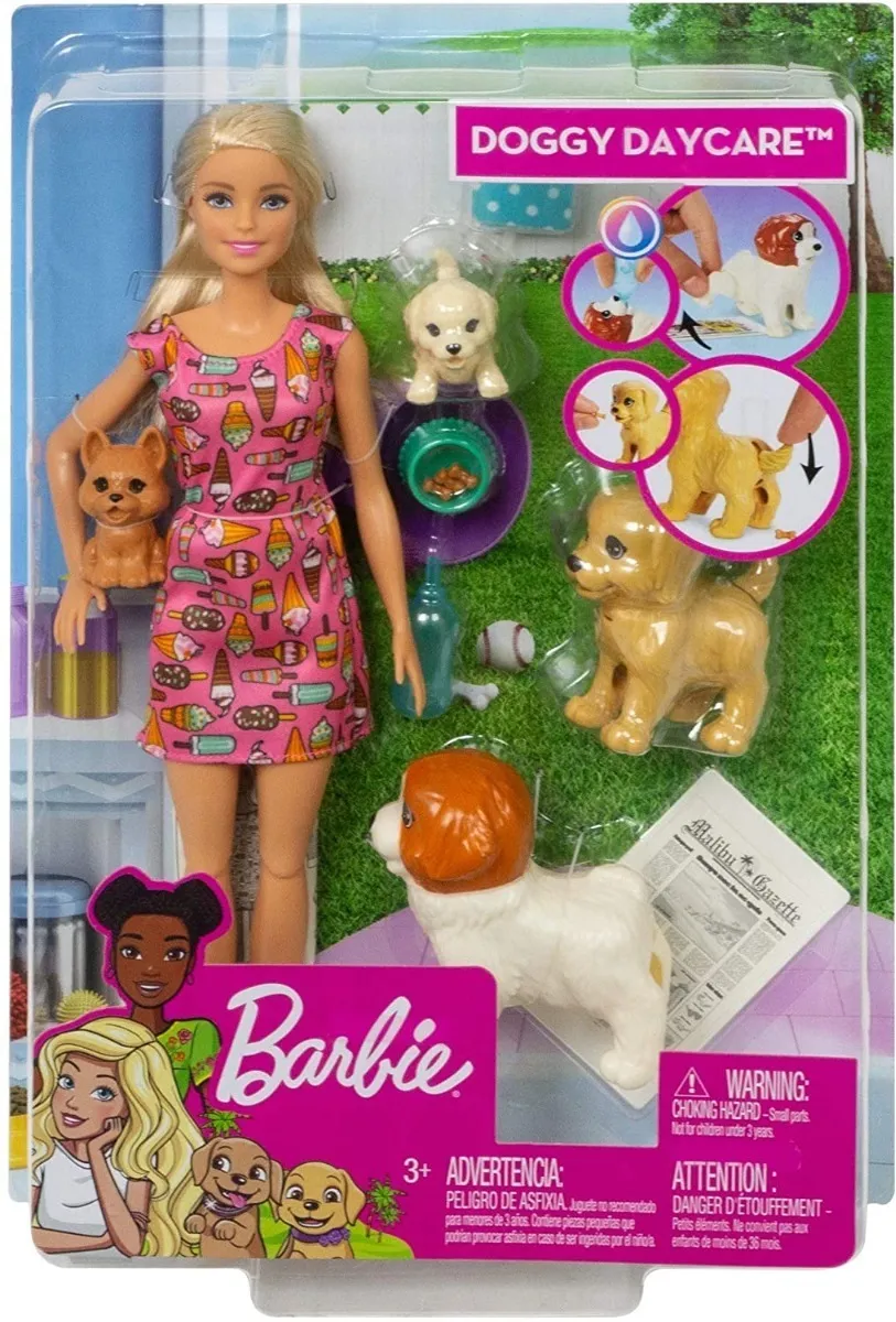 barbie y su guarderia de perritos