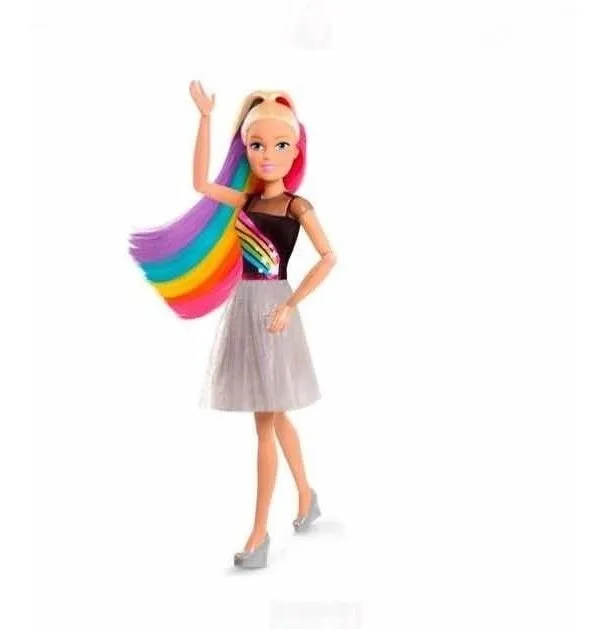 barbie peinados arcoiris