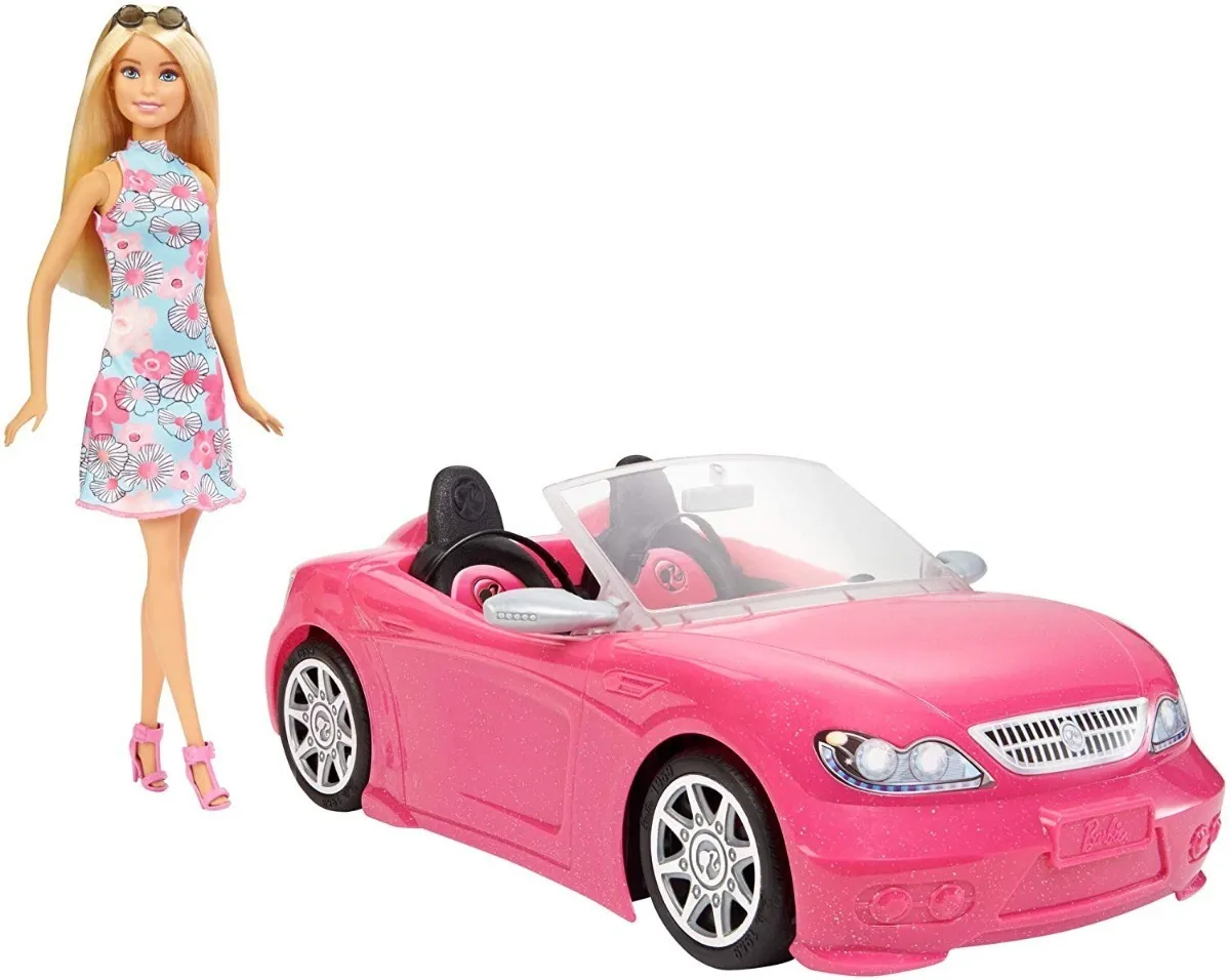 barbie muñeca convertible glam