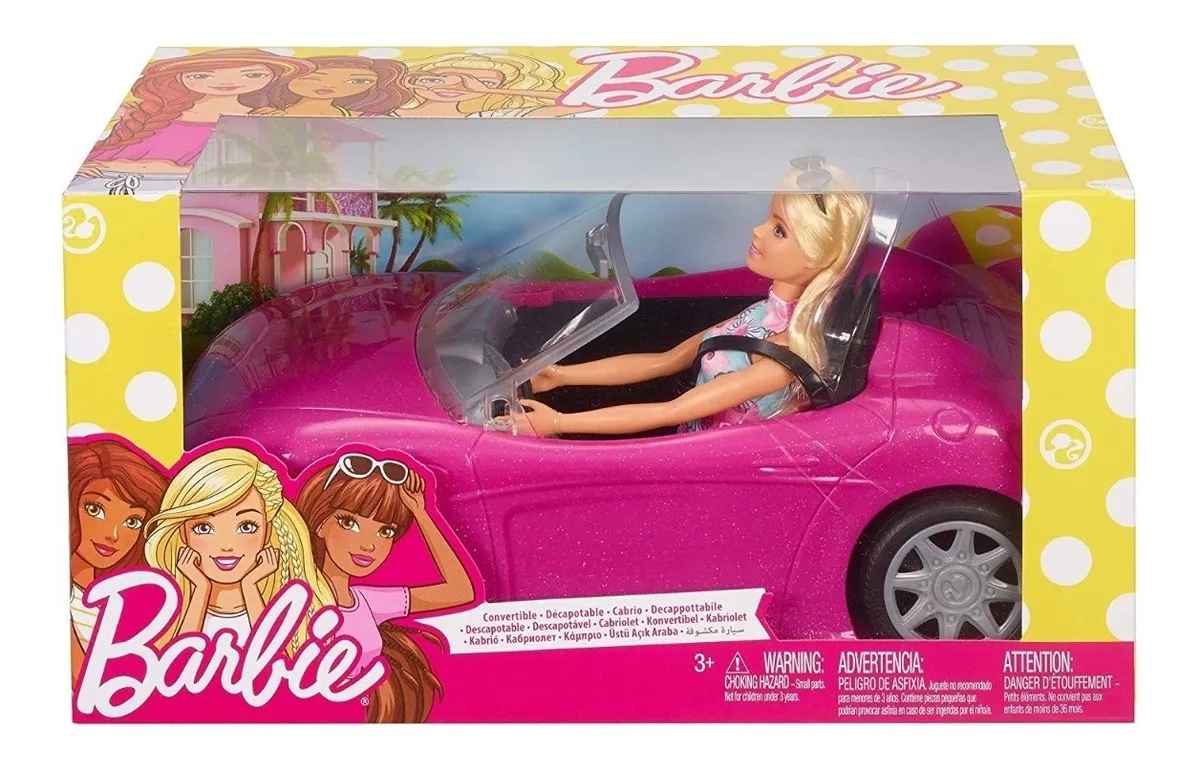 barbie muñeca convertible glam