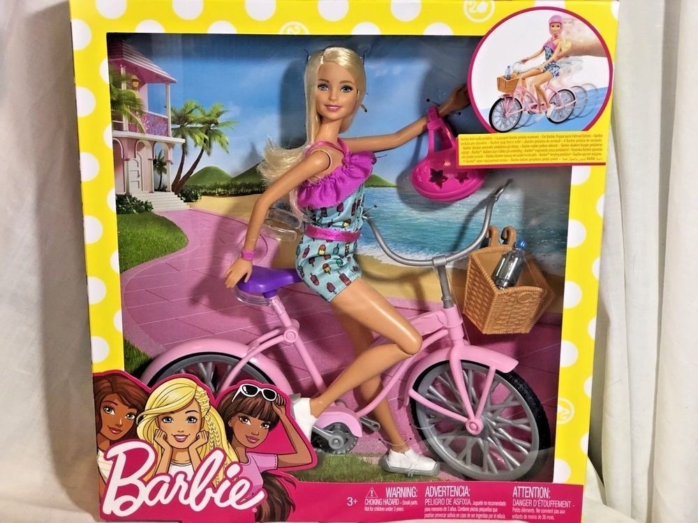 Juguetes y juegos Muñecas fashion y accesorios Barbie Muñeca Articulada con Bicicleta y Accesorios Mattel FTV96 Juguetes y juegos clab64.fr