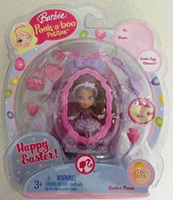 Barbie Peek A Boo Petites Easter Egg Citement Vestido De - peep a boo egg roblox