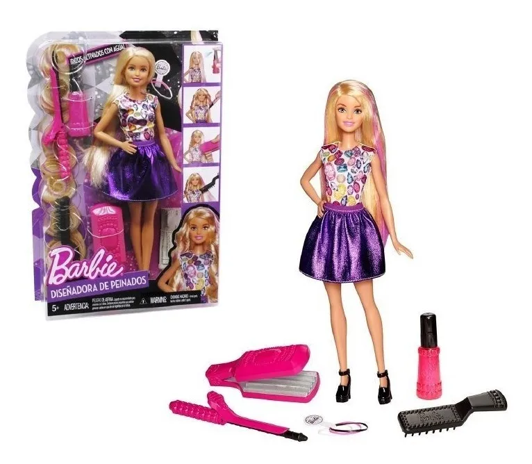 barbie que se le pinta el pelo