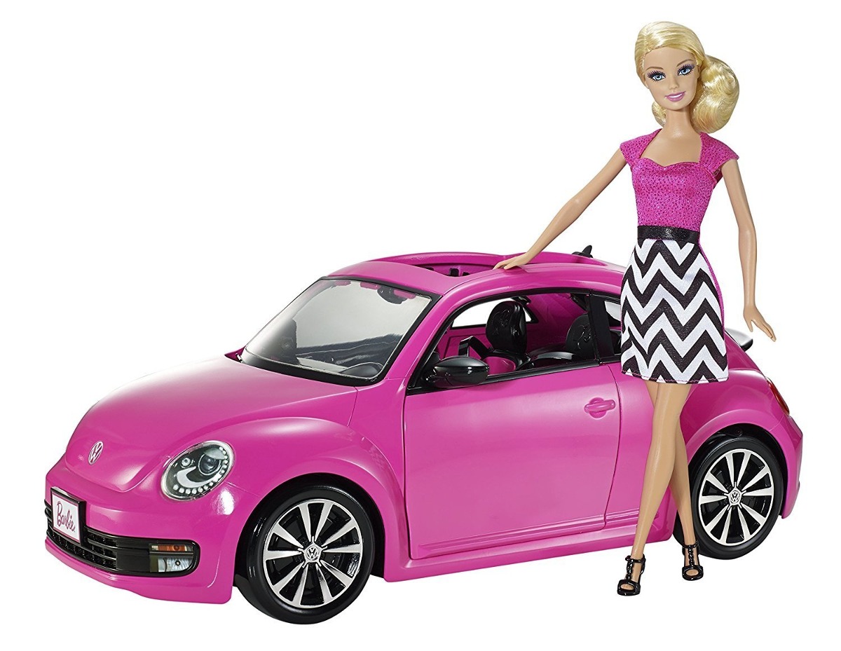 Barbie Volkswagen Beetle Carro Barbie Munecas Juguete Ninas