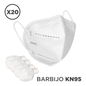 Barbijo Reutilizable Kn95 X20 Unidades Certificado N95 95%