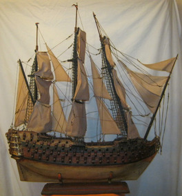 A En Galeon Madera Excepcional Español Estado Escala Barco vmnw0N8