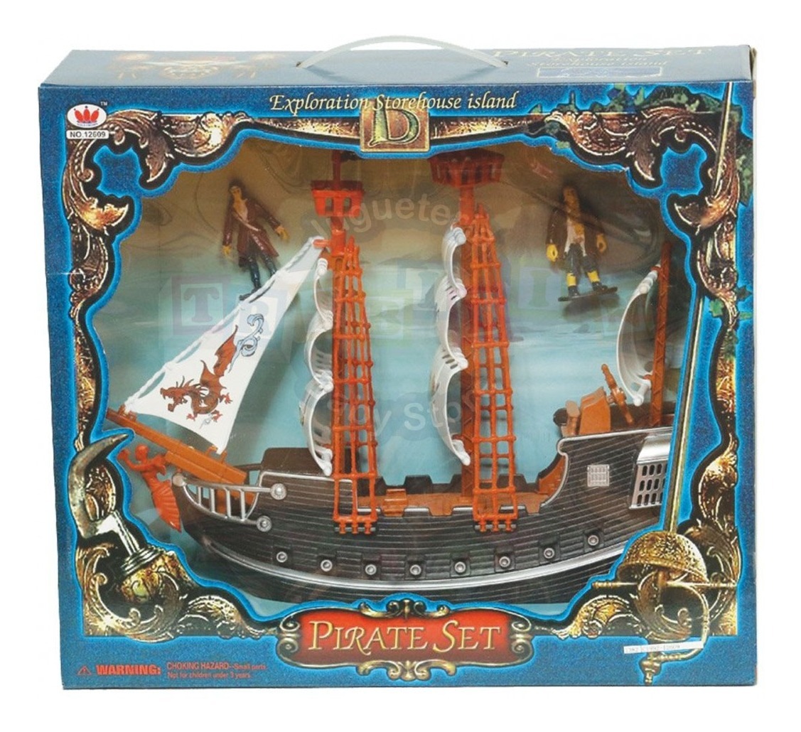 PIRATE SET NAVE PIRATA EXPLORATION STOREHOUSE ISLAND