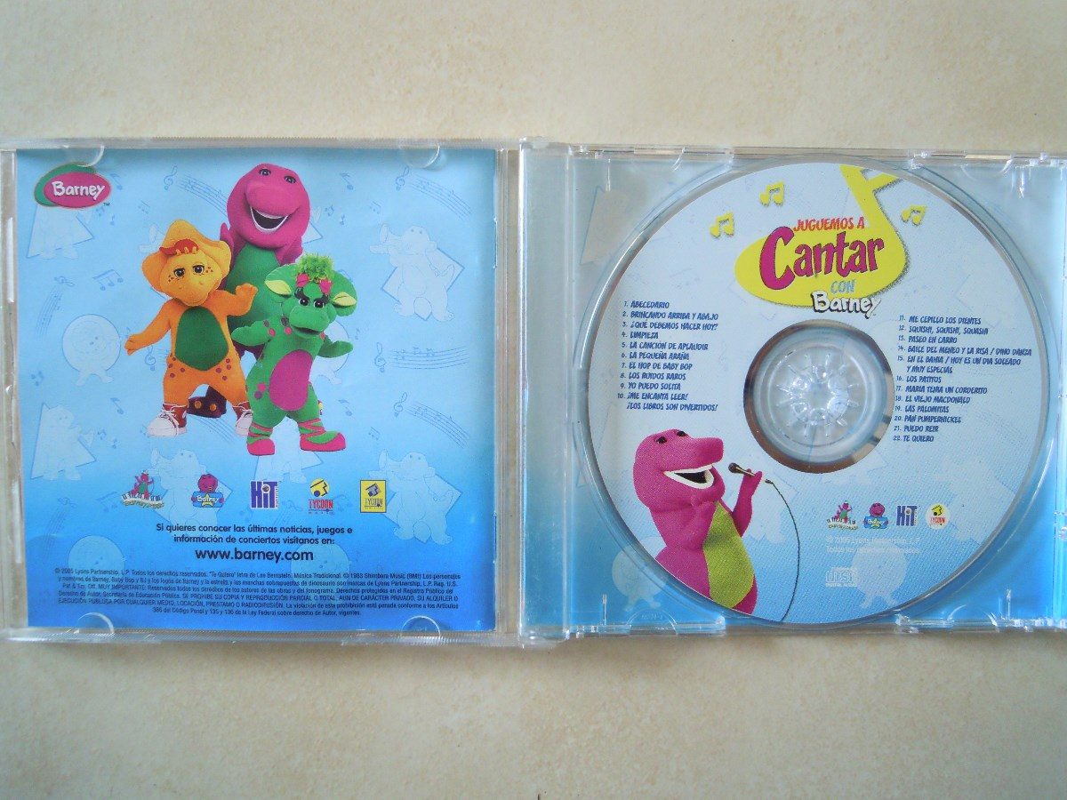 Barney Cd Juguemos A Cantar Con En Mercado Libre