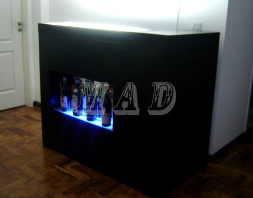 Barra bar desayunador multiuso/ para eventos 11.000,00 en ... Modelos de barras de bar