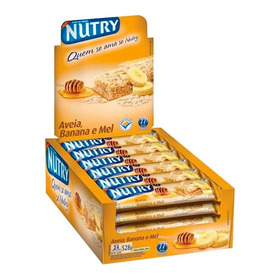 Barra De Cereal Nutry 1 Caixa/ 24 Unid Sabor Variados