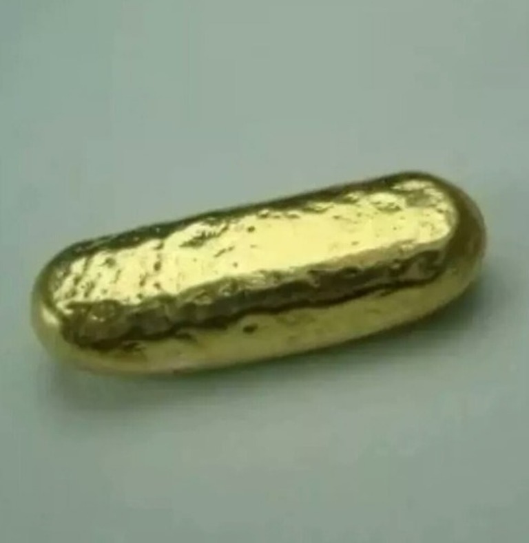 Barra De Ouro 18k Legítima!! Em Barra Ou Laminado - R$ 167,00 em