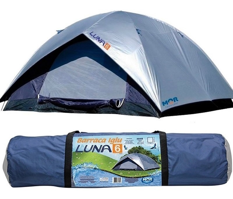 Barraca 6 Pessoas Iglu Luna P Camping Mor 2.60 X 2.60 X 1.65 - R$ 285 ...