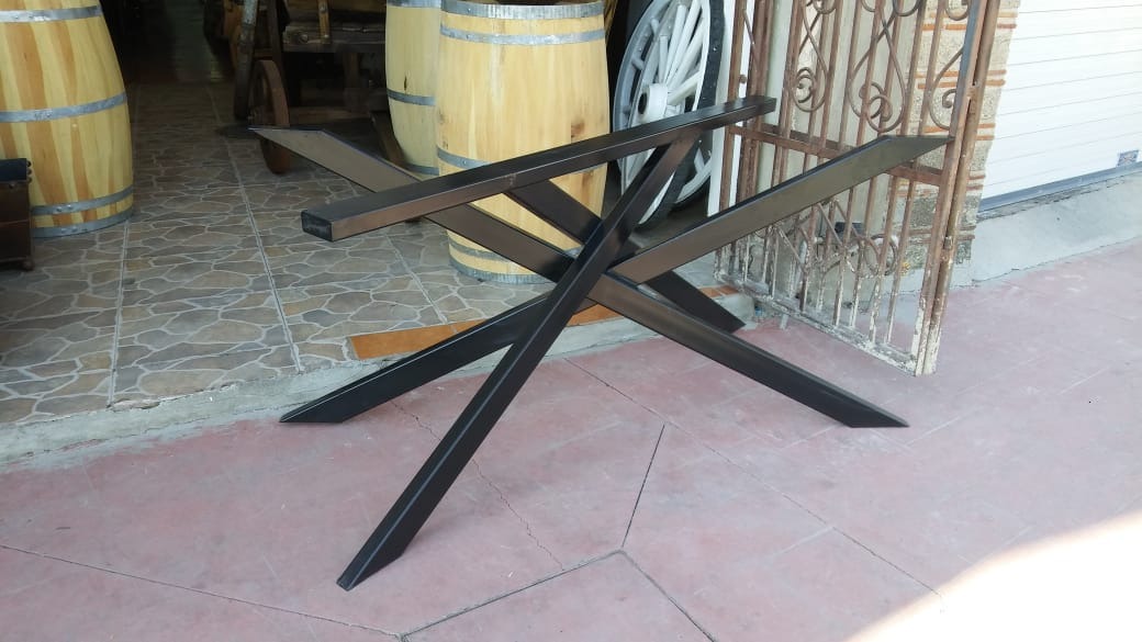 Base De Metal Para Mesa. - $ 6,900.00 en Mercado Libre