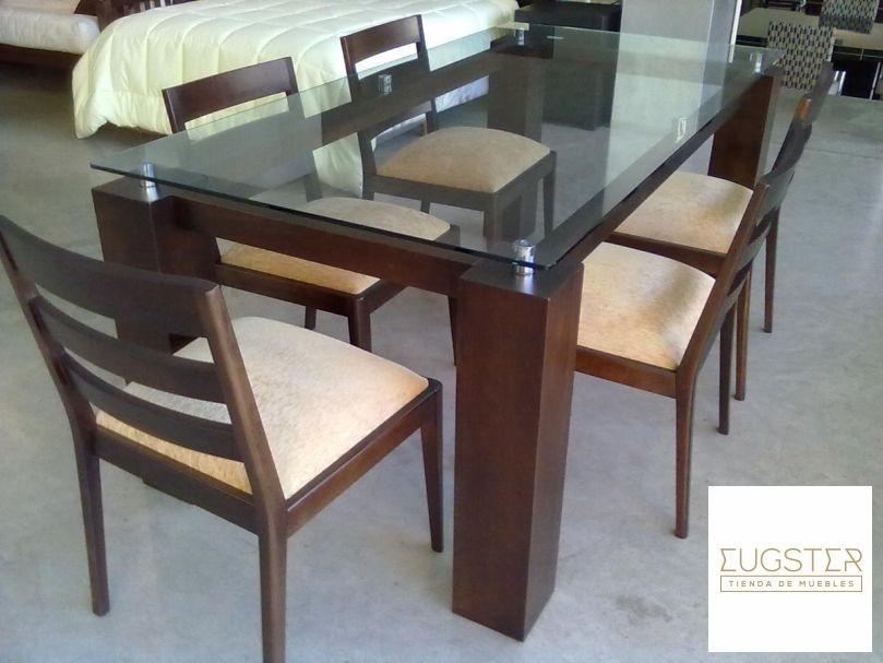 Base Mesa Comedor Rectangular Madera Lustrada - Modelo Sion ... Base Mesa Comedor Rectangular Madera Lustrada - Modelo Sion ...
