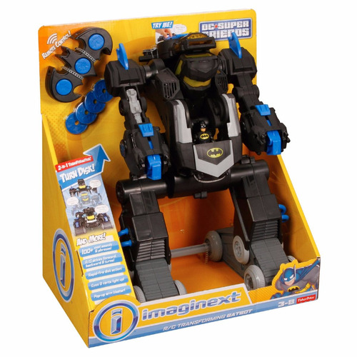 Batbot Imaginext Batman Robot Rc Transforming - $ 1,399.00 en Mercado Libre