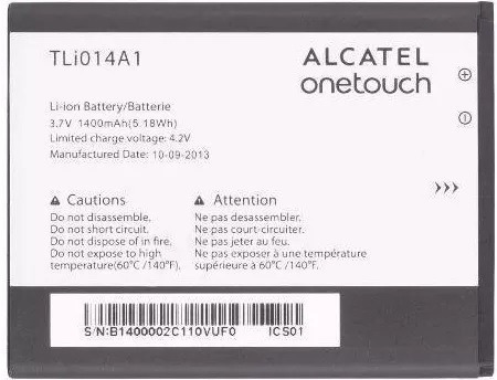Bater/ía para Alcatel Modelo TLi014A1