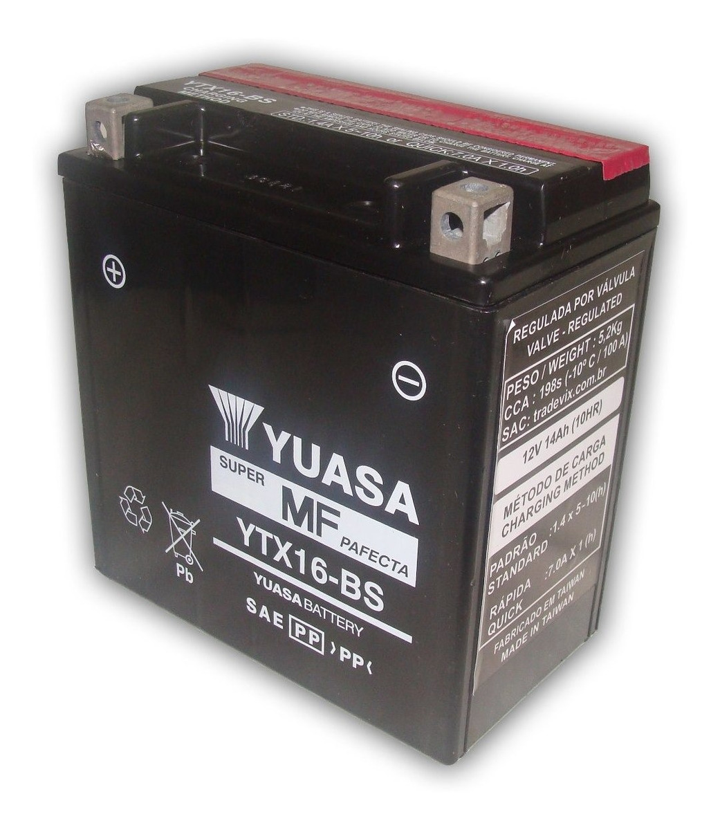 YUASA YTX16-BS Batería