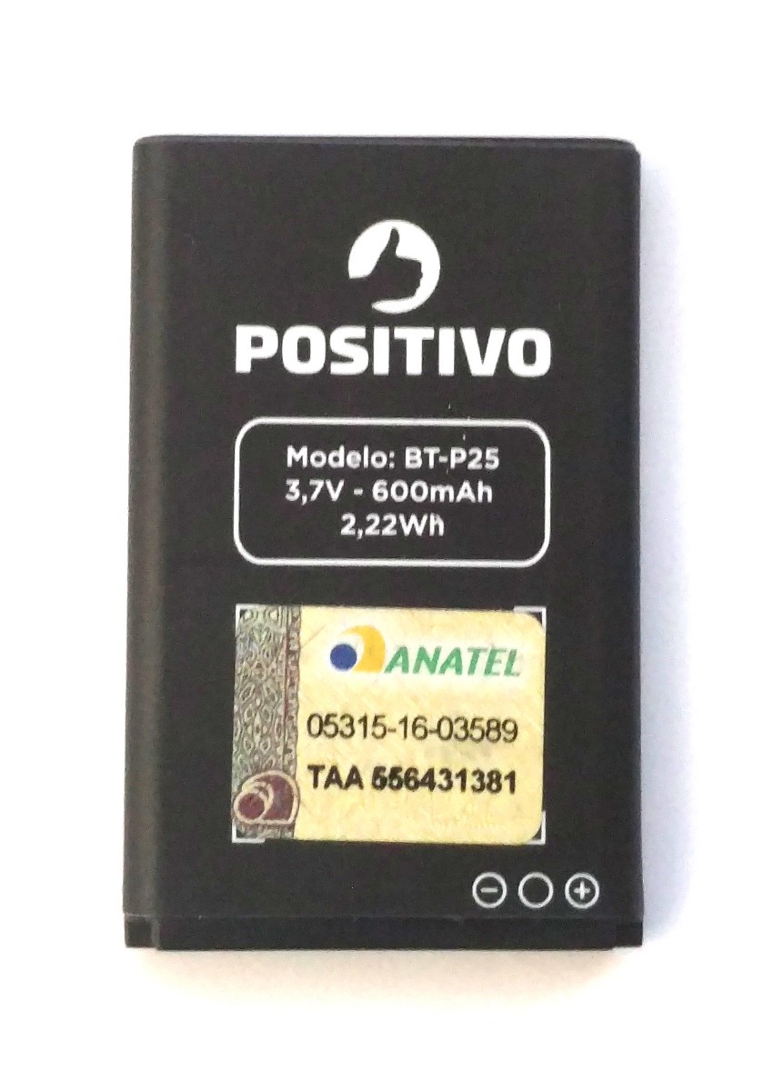 bateria para celular positivo p25 bt p25 nova r 25 99 em mercado