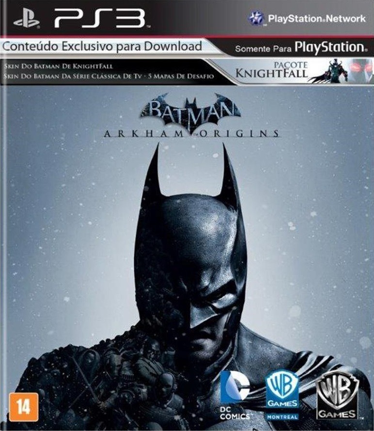 Batman Arkham Origins Original Ps3 Midia Fisica - R$ 33,90 ...