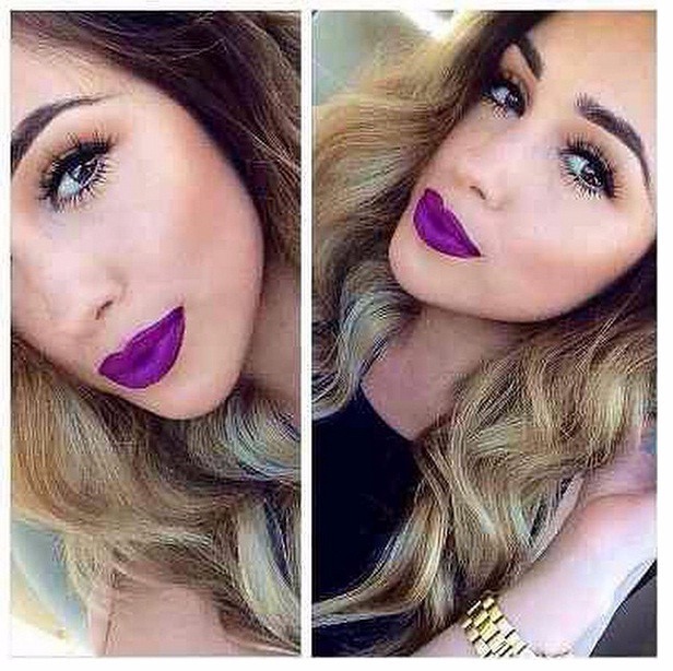 batom roxo da mac heroine