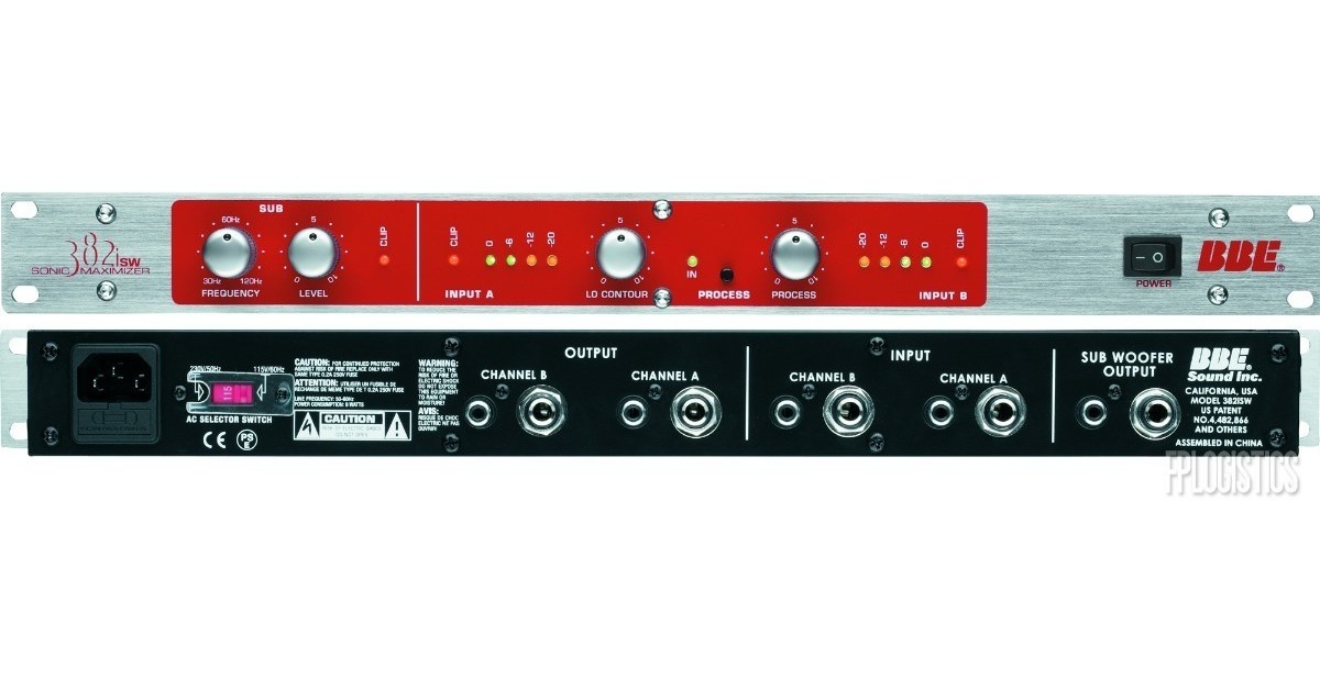 BBE 382i-SW 2 Channel Sonic Maximizer with Subwoofer Output Control