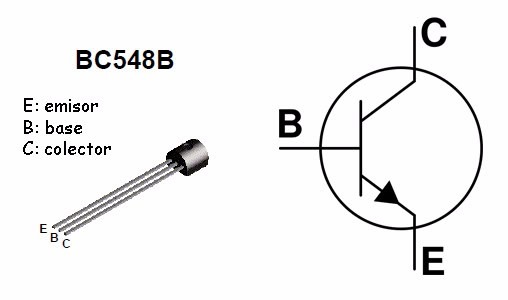 bc548 pinout bc548 pinout