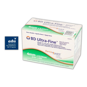 Bd Ultra Fine 4mm 31g - Aguja Desc. Lapicera De Insulina 